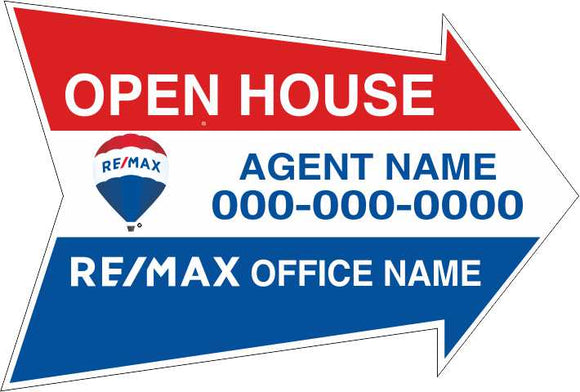 Directional Signs - RE/MAX – MySignStore.NET