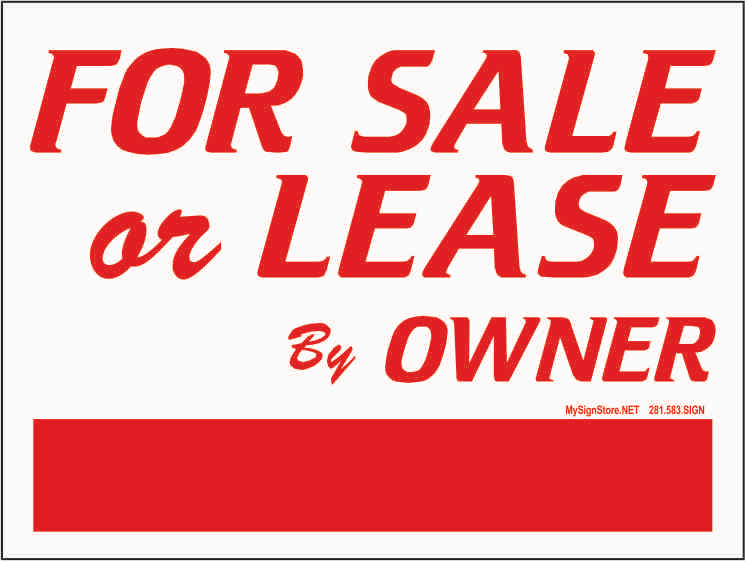 For Sale or Lease by Owner