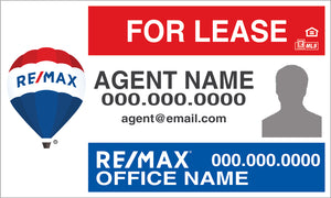 18" x 30" RE/MAX Custom For Lease Sign