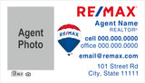 RE/MAX Horizontal Business Cards