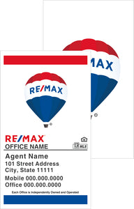 RE/MAX Vertical Business Cards
