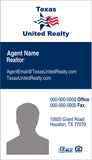 TUR Vertical Front Business Cards