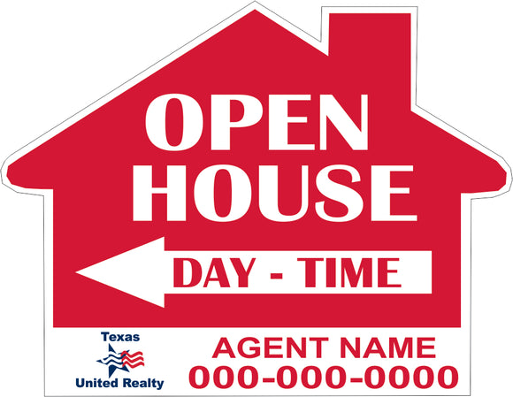 Texas United Realty Directional Sign
