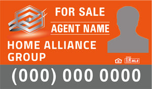 18" x 30" Home Alliance Custom For Sale Sign