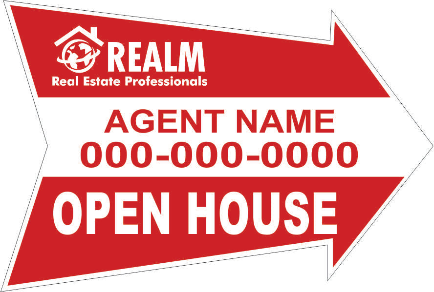 Realm Directional Sign – MySignStore.NET